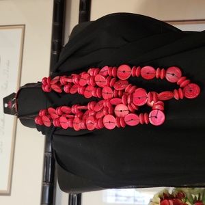 Paparazzi Barbados Bopper Red Necklace